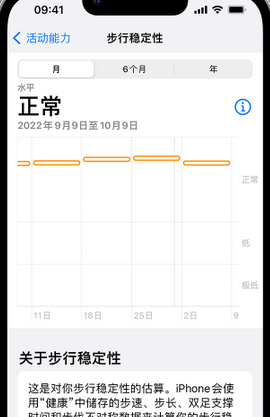 南充iPhone手机维修如何在iPhone开启'步行稳定性通知'