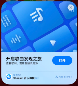 南充苹果14维修站分享iPhone14音乐识别功能使用方法 