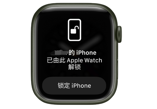 南充苹果手机维修分享用 AppleWatch 解锁配备面容 ID 的 iPhone方法 