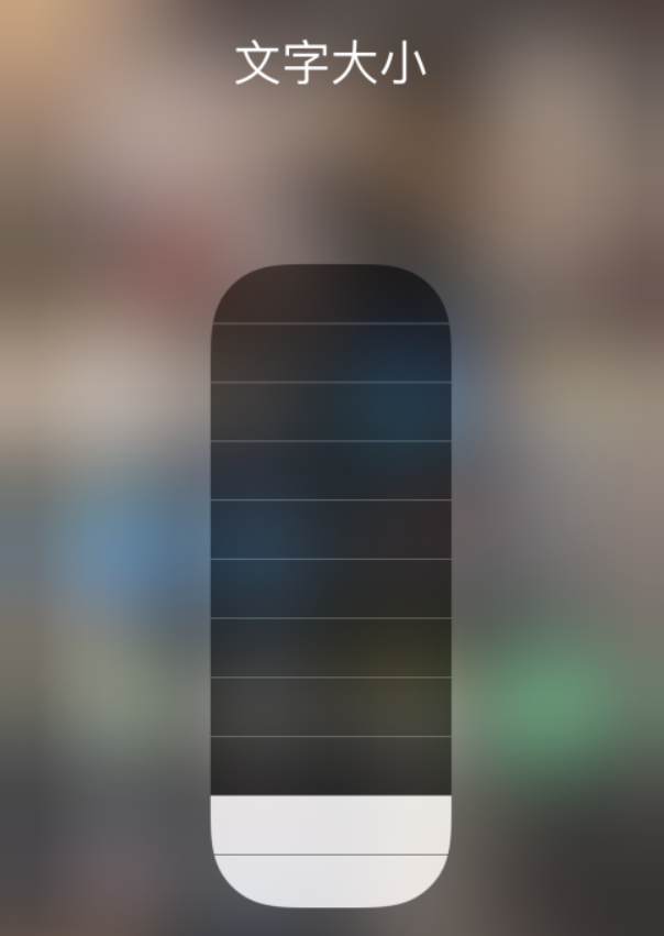 南充苹果手机维修分享小技巧：在 iPhone 控制中心快速调节字体大小 